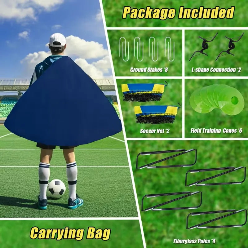 Premium Portable Soccer Goals For Backyard And Indoor Play