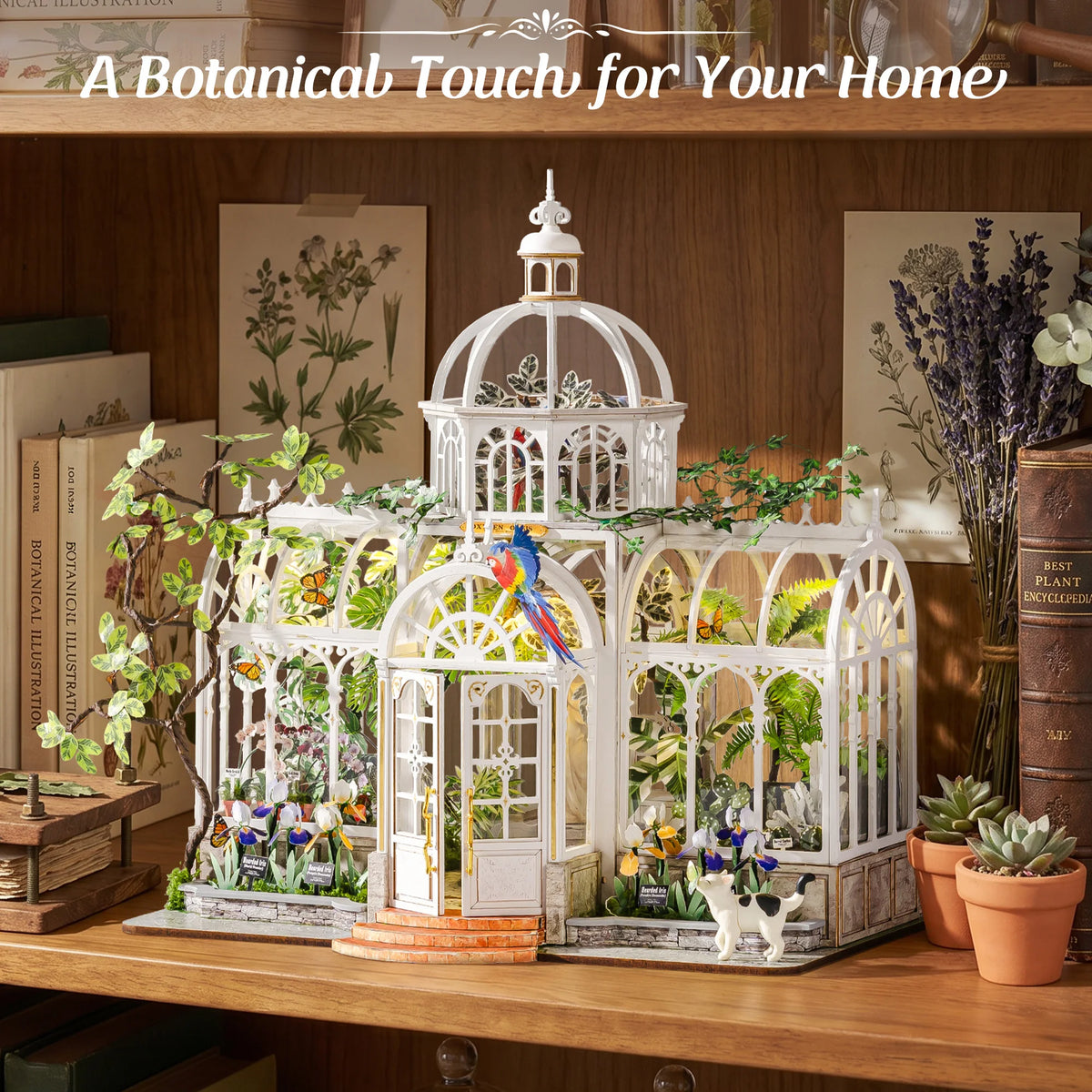 Rolife Oxygen Oasis Wooden Dollhouse DIY Craft Kit