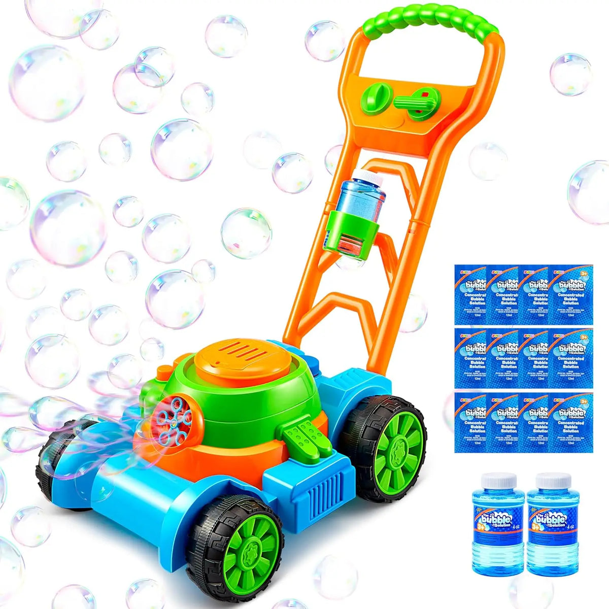 Joyfy Bubble Lawn Mower Outdoor Bubble Machine For Kids