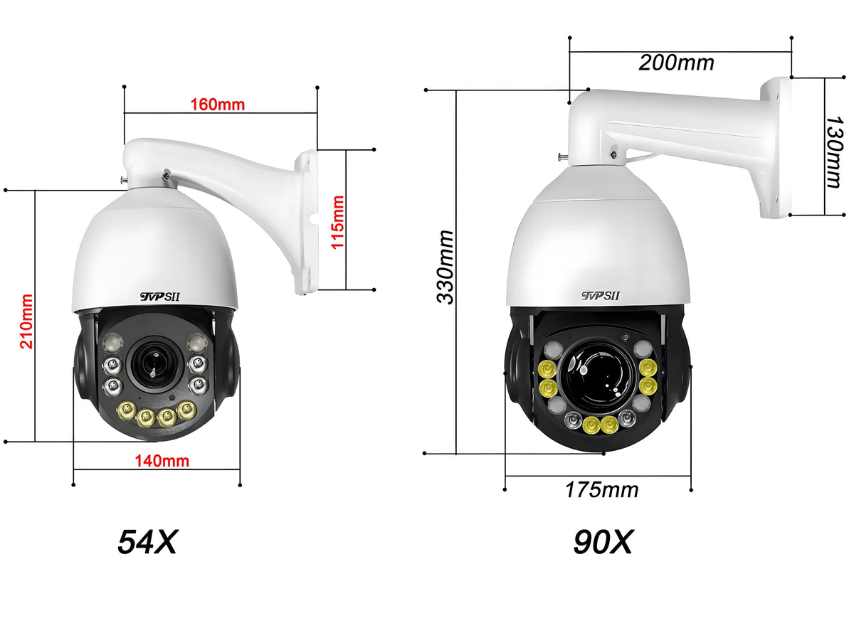 Laser Infrared Full Color Auto Tracking Cruise Real-Time 25fps 8MP 4K 90X Optical Zoom 360° Onvif POE PTZ IP Surveillance Speed Dome Camera