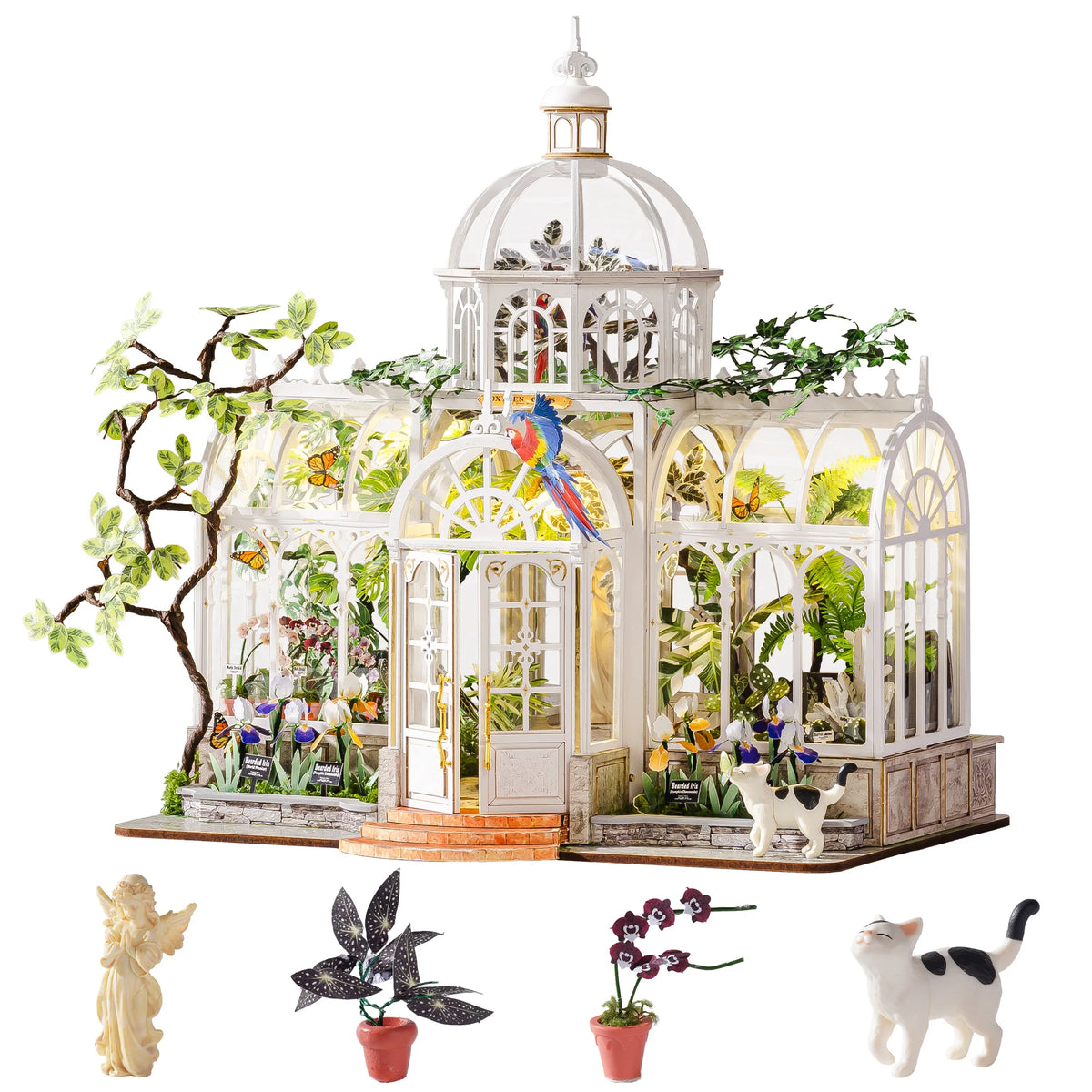 Rolife Oxygen Oasis Wooden Dollhouse DIY Craft Kit