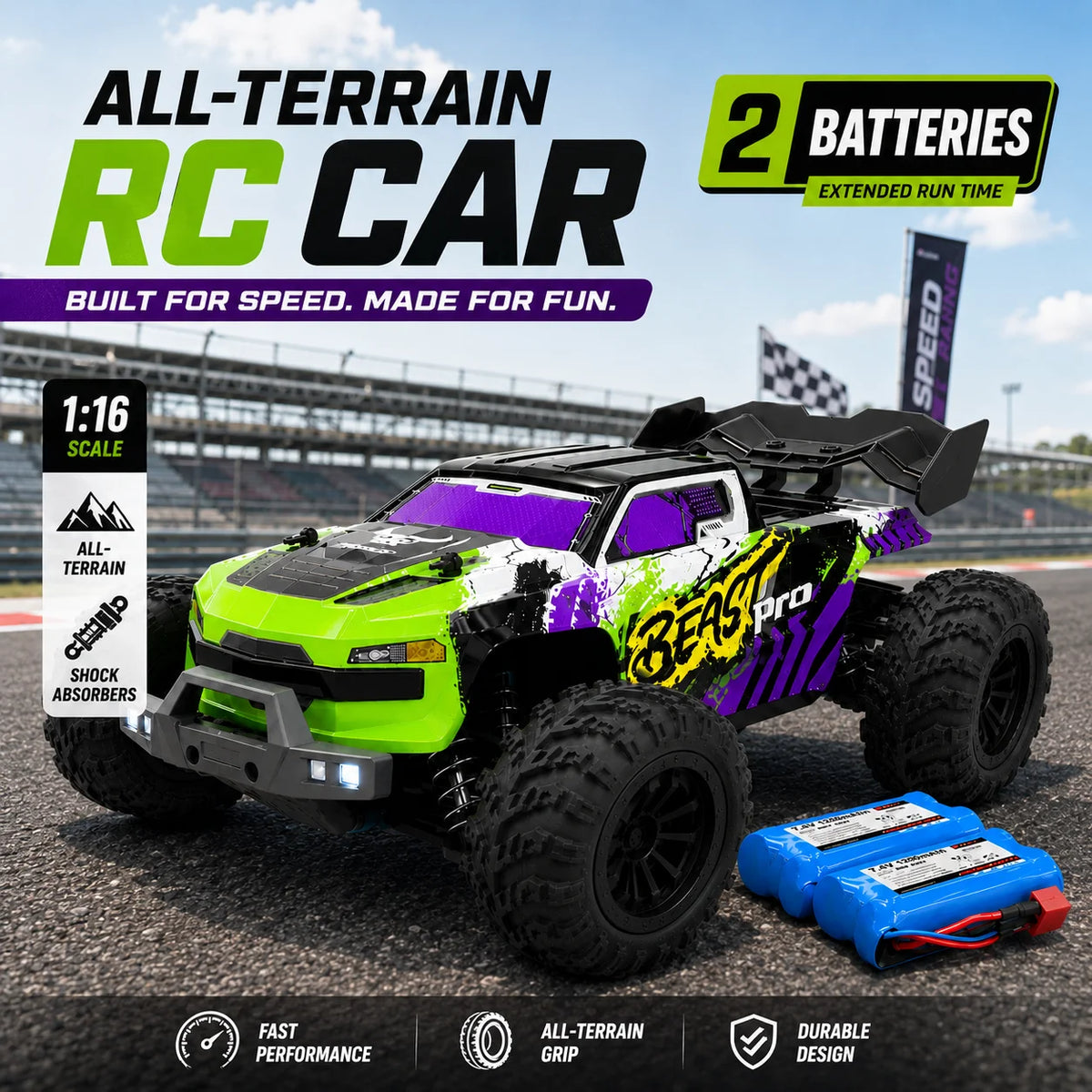 ZNLYRION SG116MAX PRO 4WD Off Road RC Racing Buggy