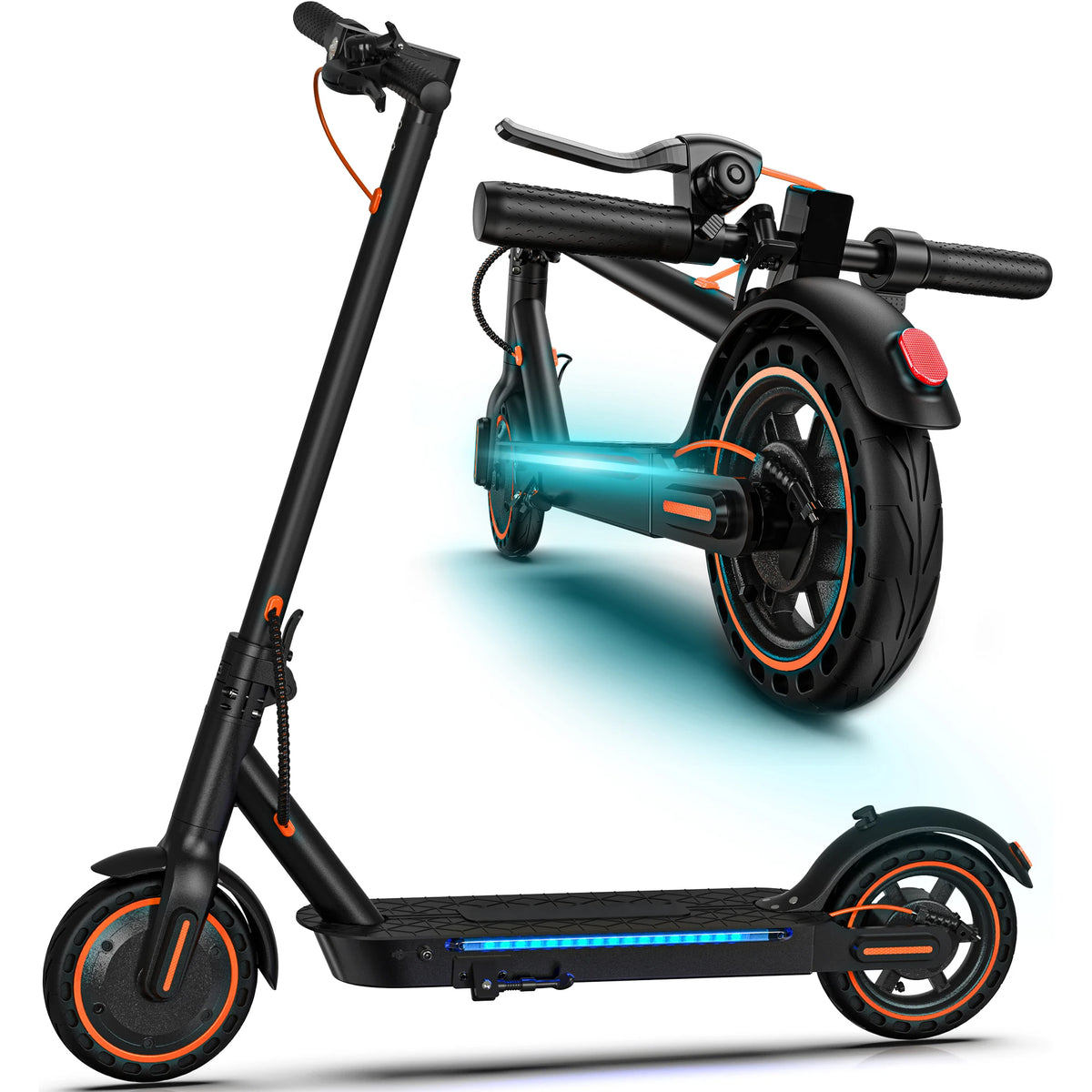 Osboo Folding Electric Scooter With 550W Motor And Dual Brakes