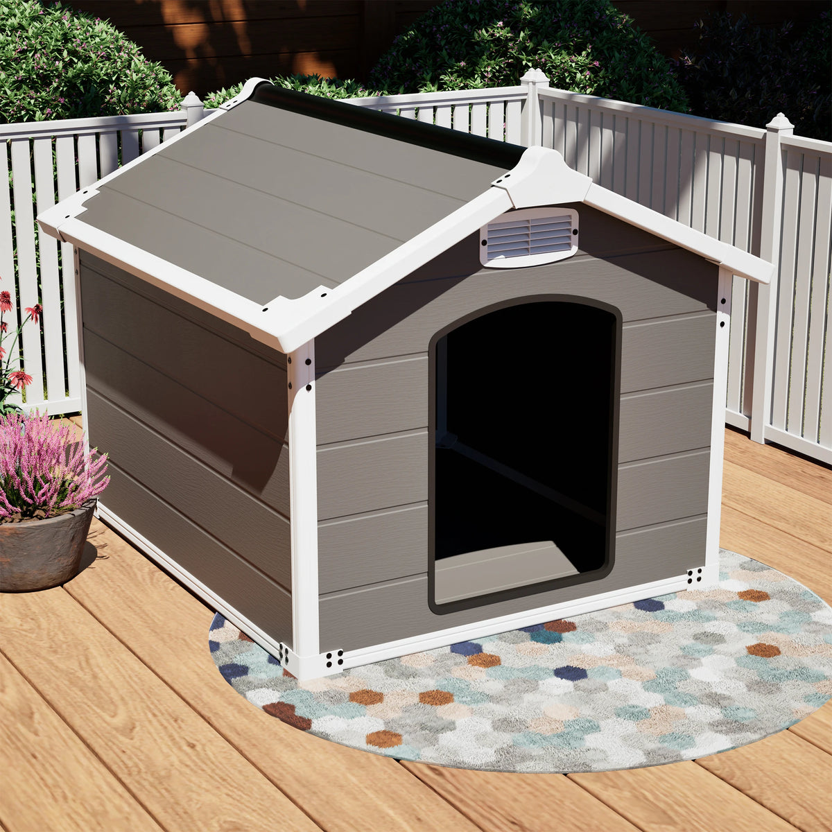 Heavy Duty Waterproof Large Dog House For Indoor Outdoor Use