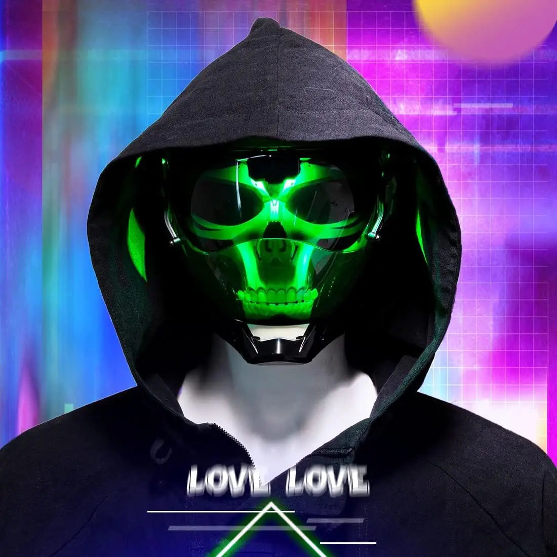 XURUYI Robot Punk Cosplay Helmet Prop For Halloween Costume Display