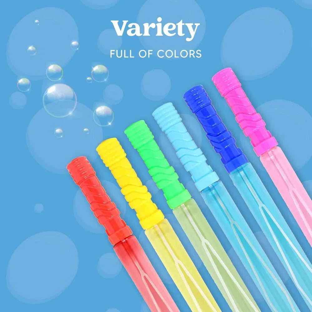 Joyfy Bubble Wands Bulk Set For Kids Outdoor Play Fun