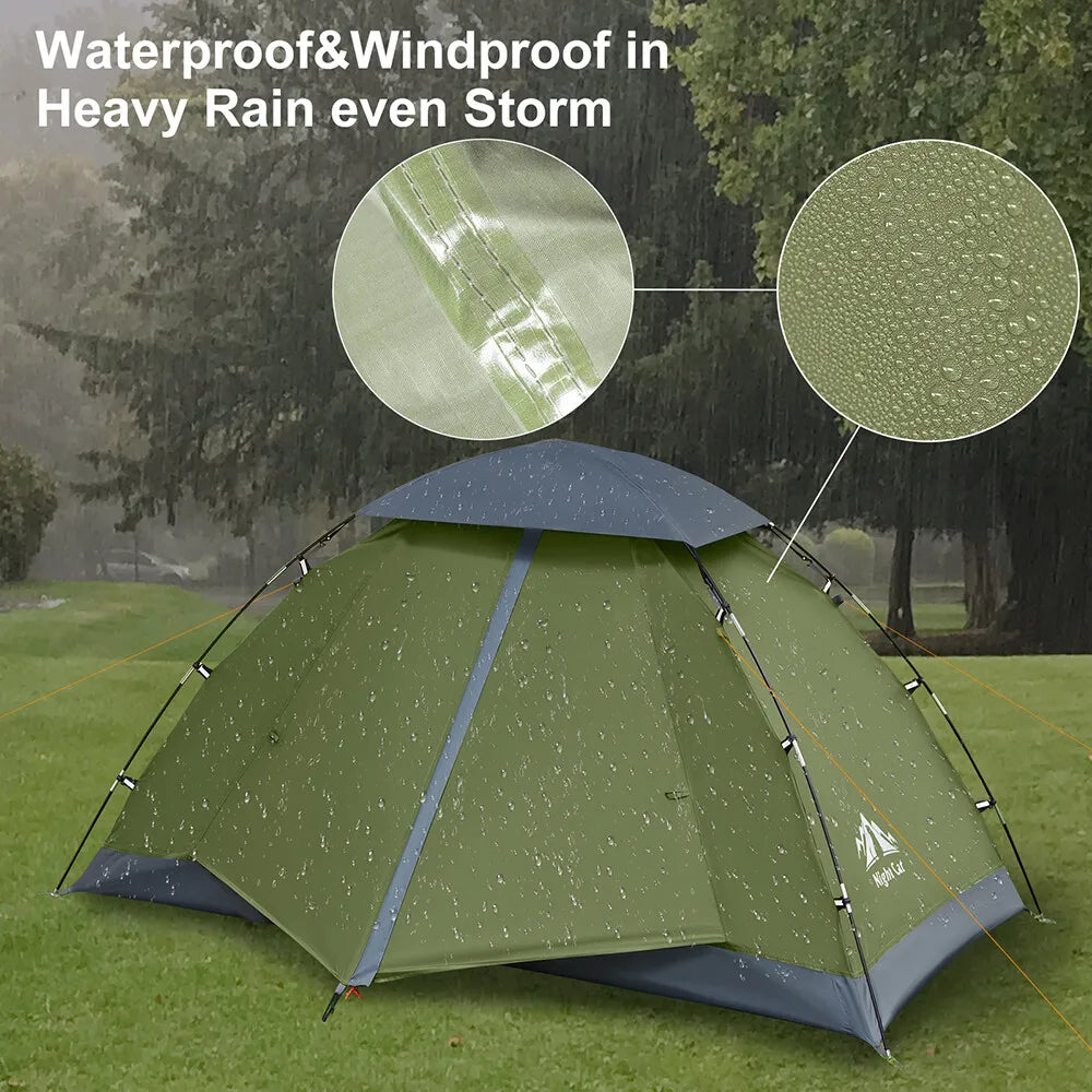 Night Cat Single Layer Backpacking And Camping Tent