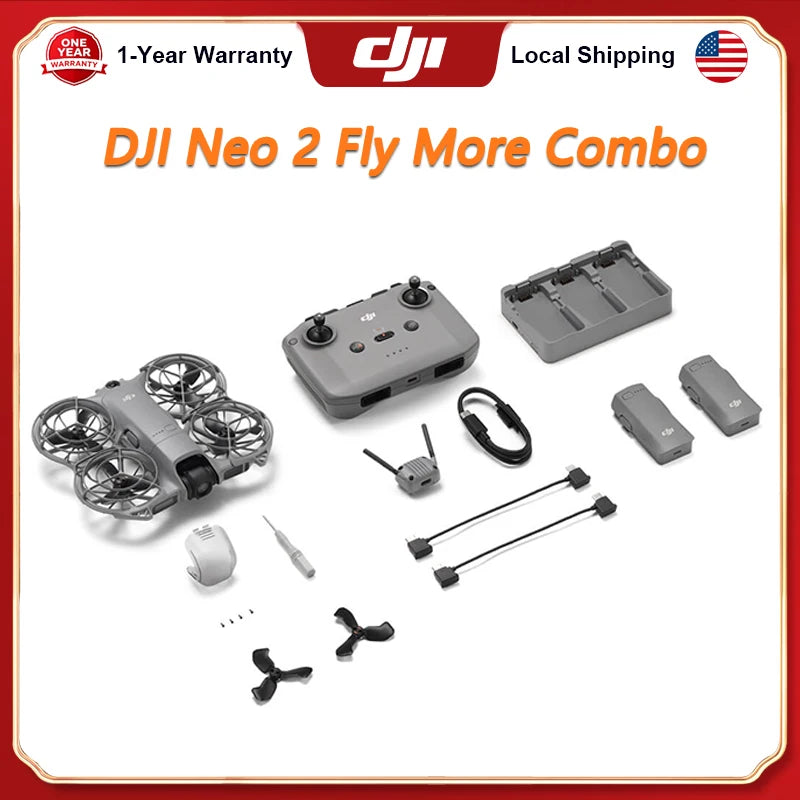 DJI Neo 2 Fly More Combo Drone With RC-N3 Controller