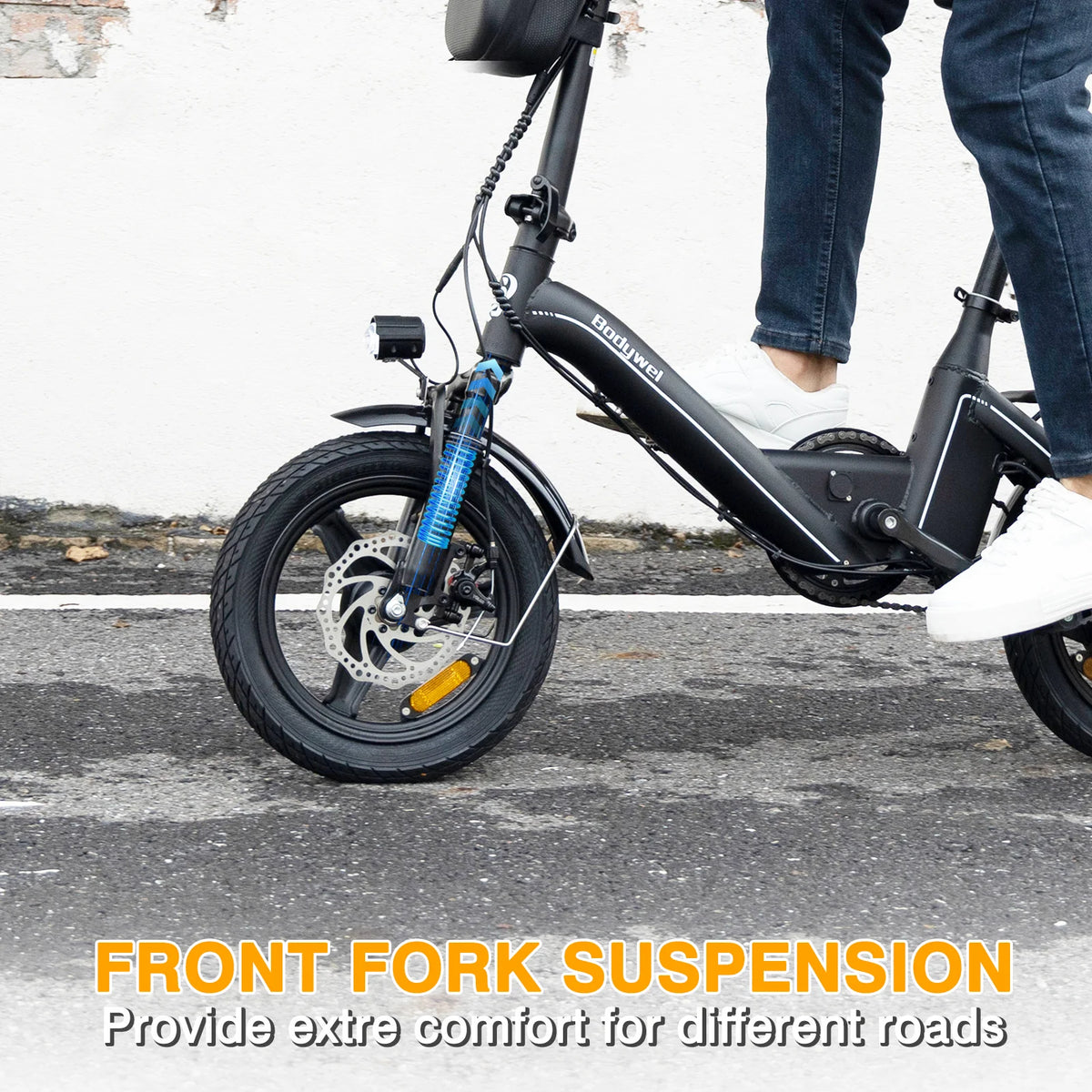 Bodywel T16pro Folding Electric Bike With Dual Disc Brakes