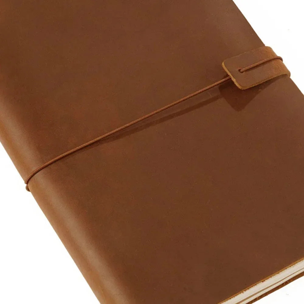 Handmade Vintage Genuine Leather Travel Notebook Cover For Diaries