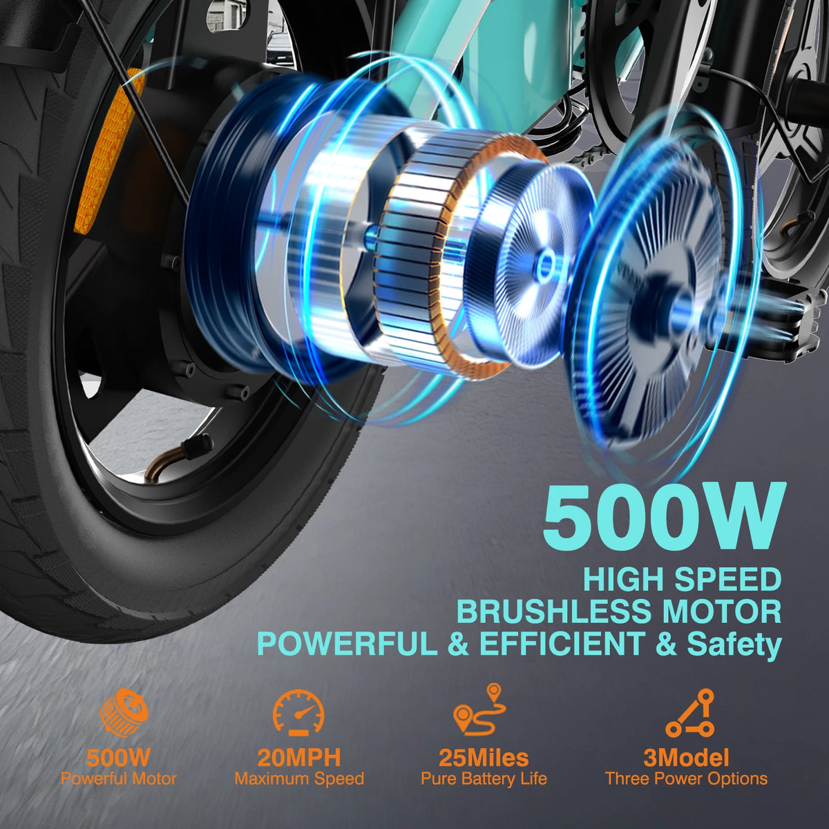Bodywel T16pro Folding Electric Bike With Dual Disc Brakes