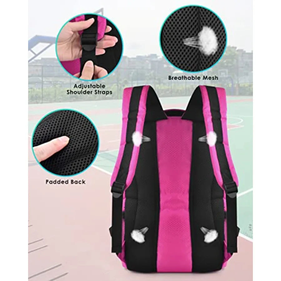 Nylon Soccer Sports Backpack With Ball Holders And Shoe Compartment