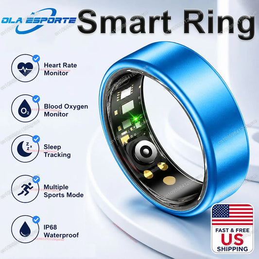 Ola Esporte Smart Ring Blood Pressure Heart Rate Sleep Health Tracker
