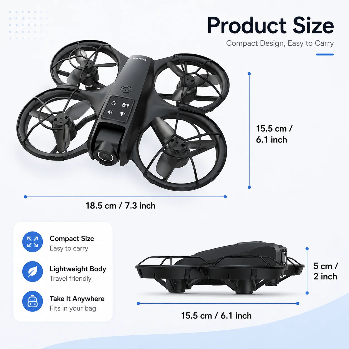 ZNLYRION K200MAX Drone With 180 Degree Camera And LCD Screen