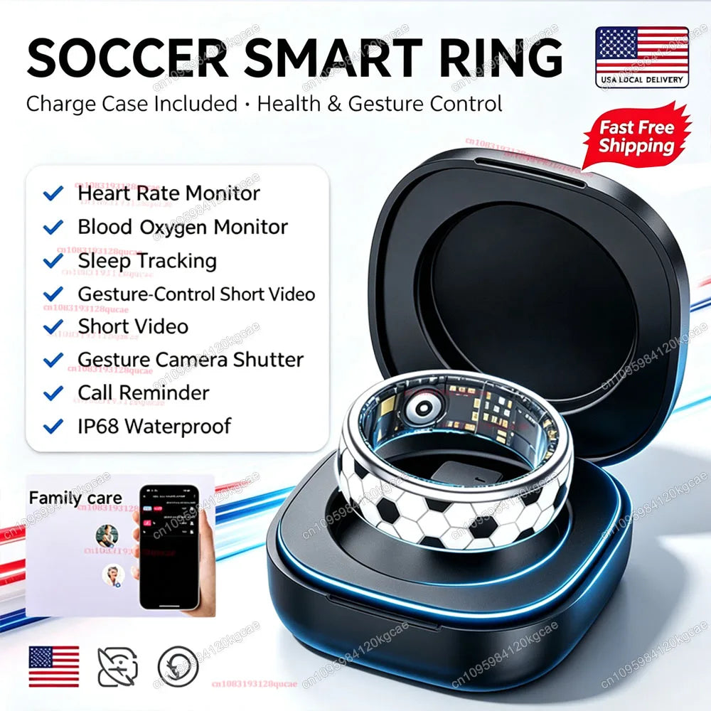 Ola Esporte Smart Ring Health Monitor With Gesture Control