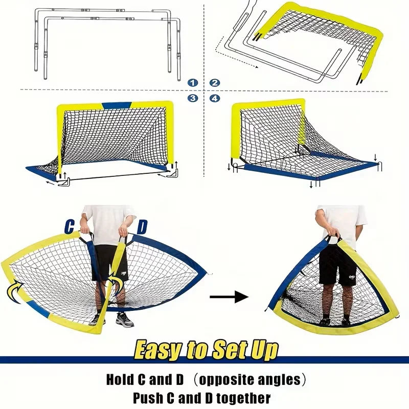 Premium Portable Soccer Goals For Backyard And Indoor Play