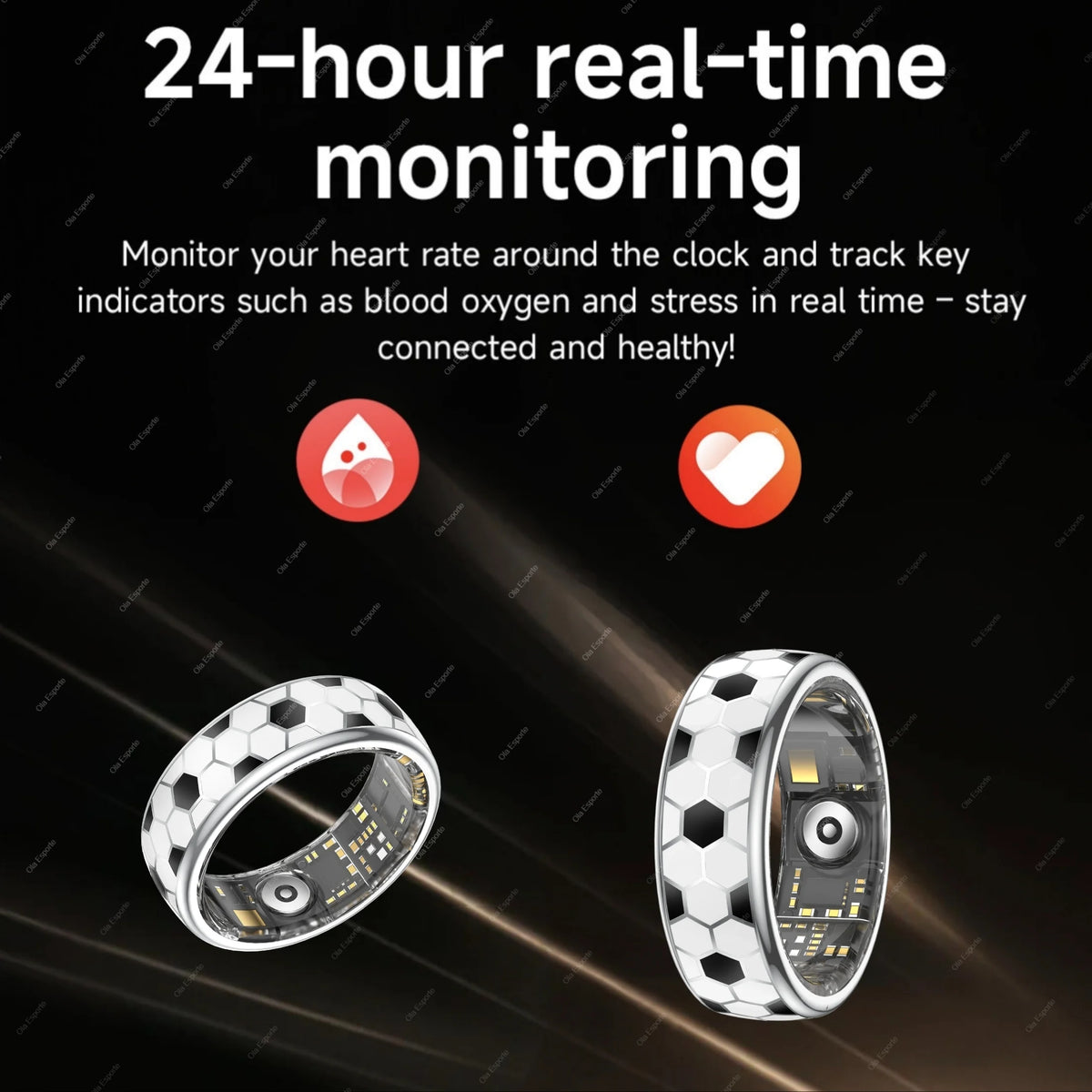 Ola Esporte Smart Ring Health Monitor With Gesture Control