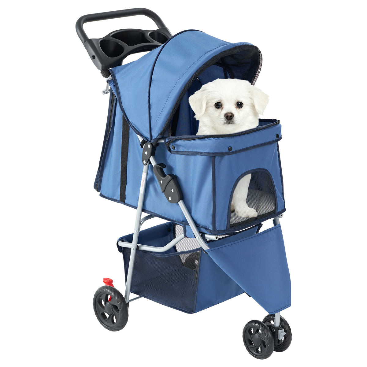 Dumos Foldable Pet Stroller For Small Dogs And Cats
