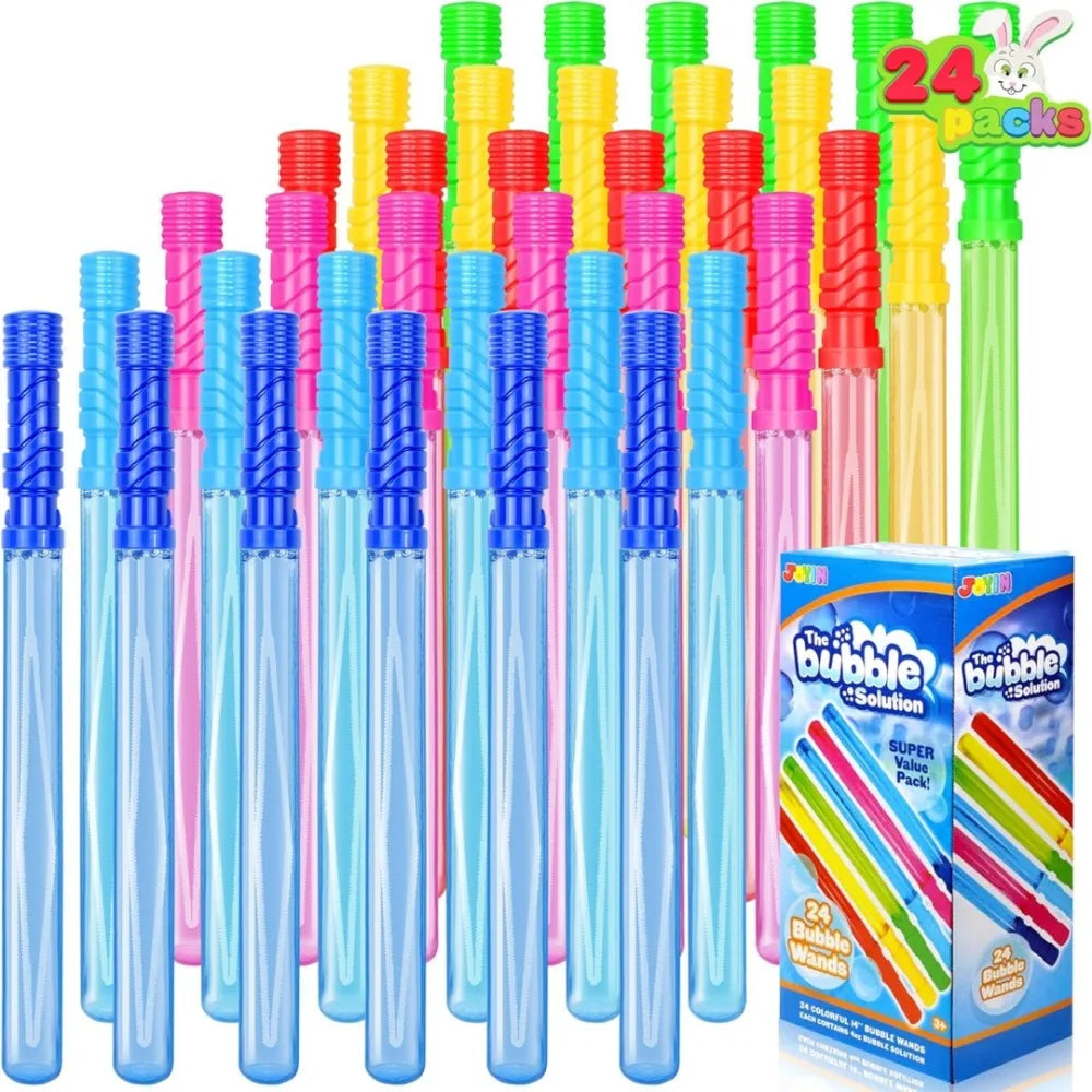 Joyfy Bubble Wands Bulk Set For Kids Outdoor Play Fun