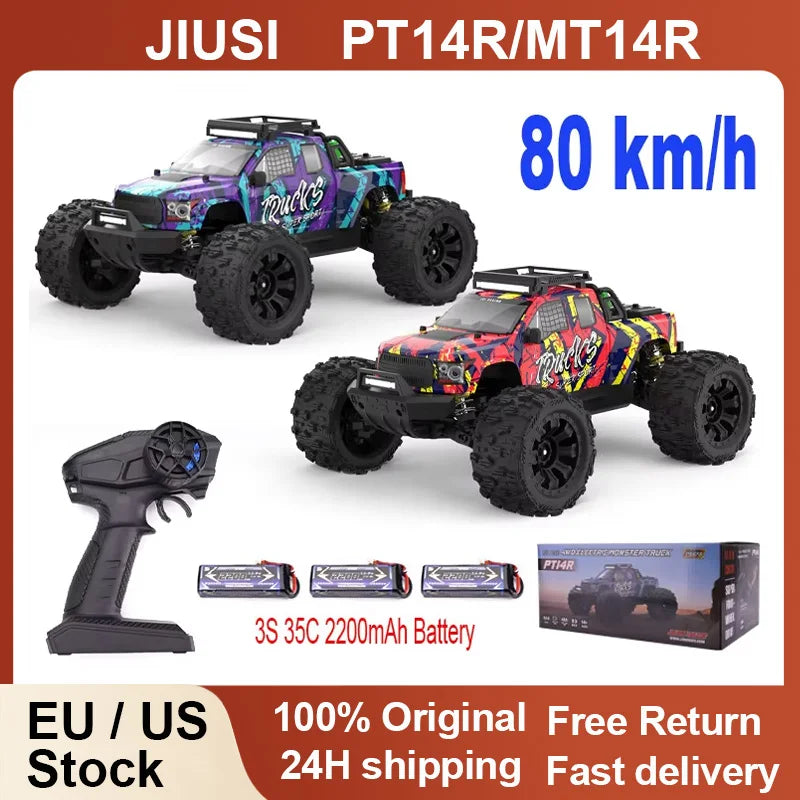 JIUSI Brushless 4WD Remote Control Off Road Racing RC Truck