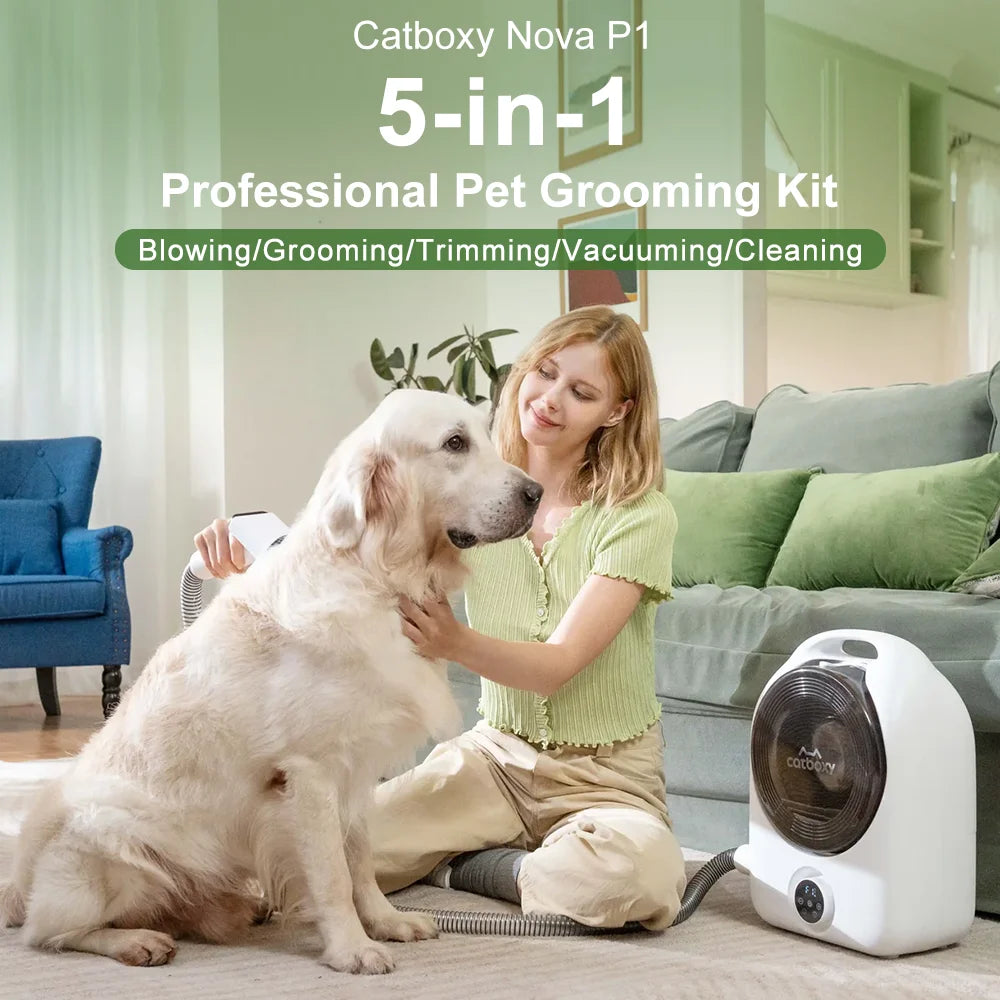 Professional Pet Grooming Vacuum And Air Blower System