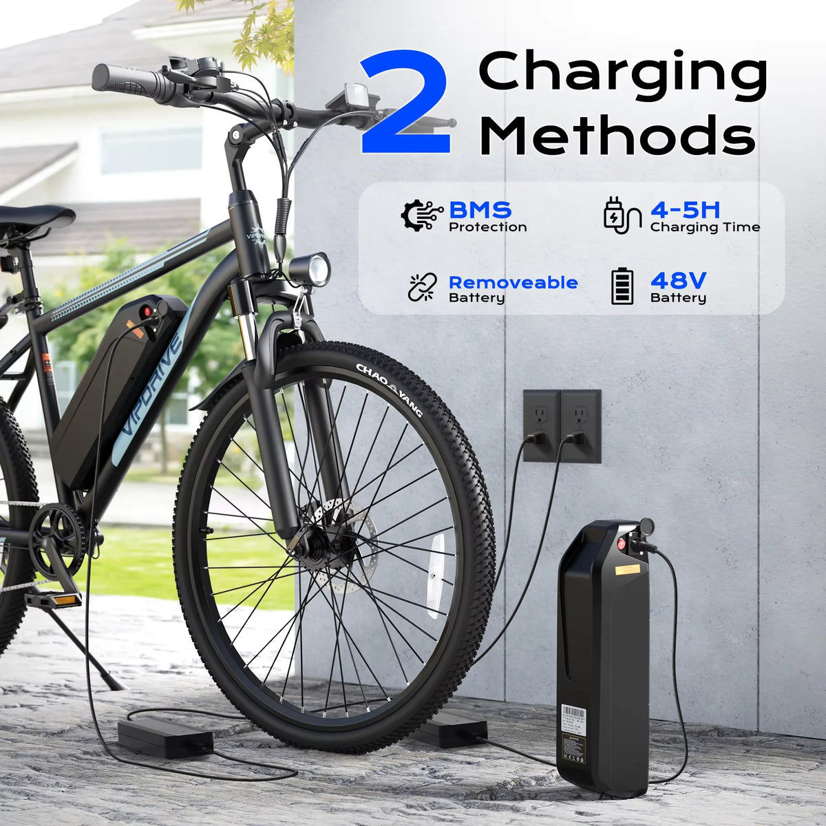 VIPDRIVE Defier 1.1 Adult Electric Mountain And Road Bike