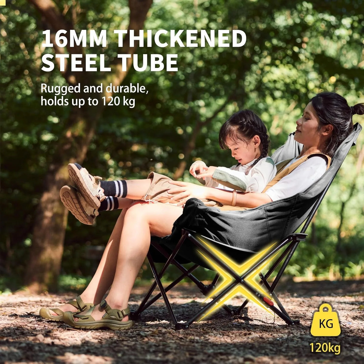 Naturehike Outdoor Folding High Back Camping Chair