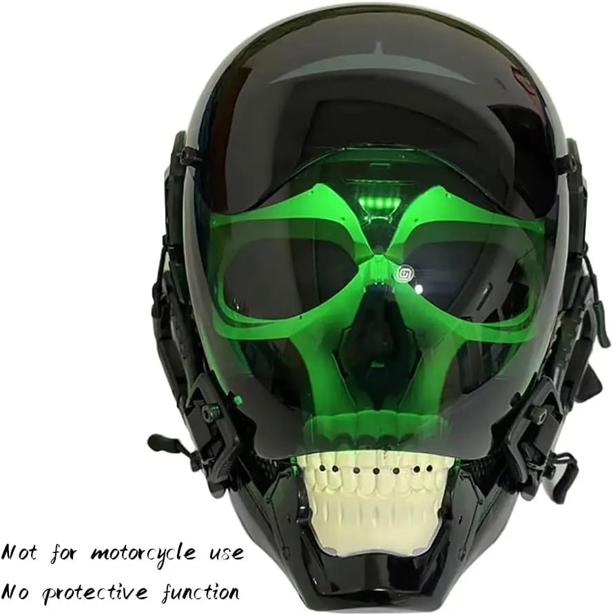 XURUYI Robot Punk Cosplay Helmet Prop For Halloween Costume Display