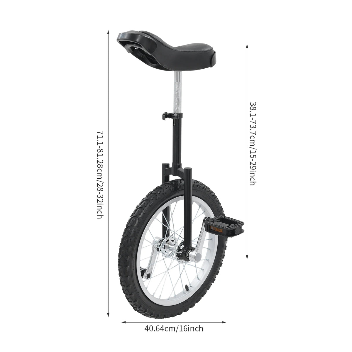 Manganese Steel Unicycle For Balance And Fitness Training