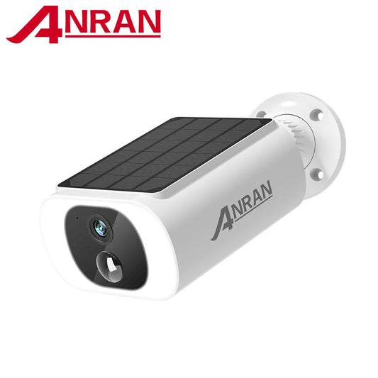 ANRAN 2K Solar Security Camera 3/5MP Outdoor Wireless 2.4G WIFI Camera Battery Cam Floodlight Color Night Vision Can't Add NVR