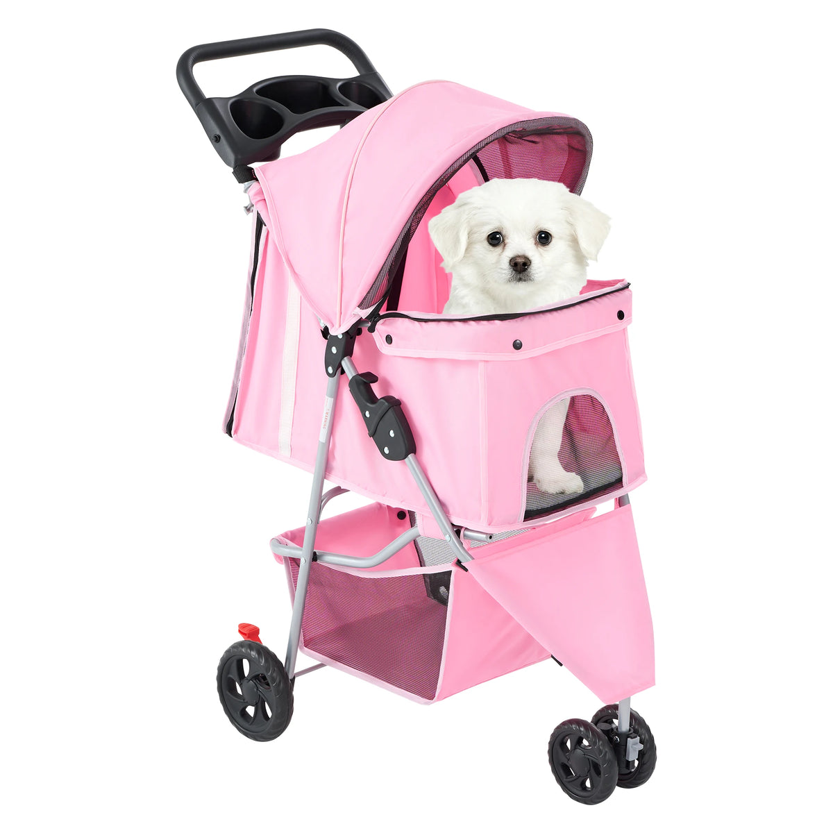 Dumos Foldable Pet Stroller For Small Dogs And Cats
