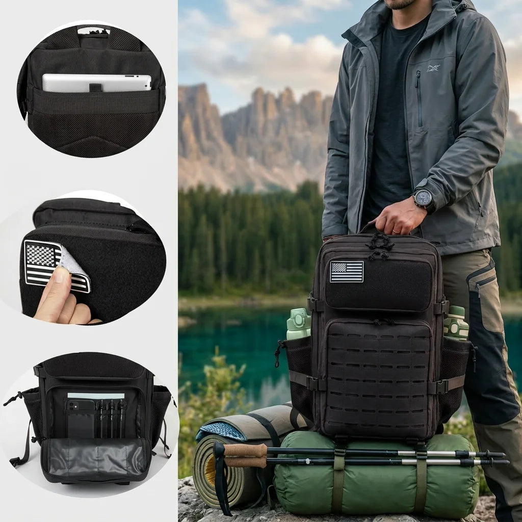 ReFire Gear Tactical Hunting Backpack With Molle Webbing System