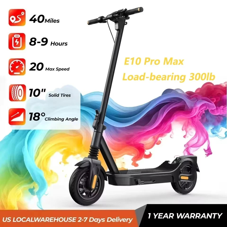 HeroPick Foldable Electric Scooter With Dual Suspension And Fast Charging