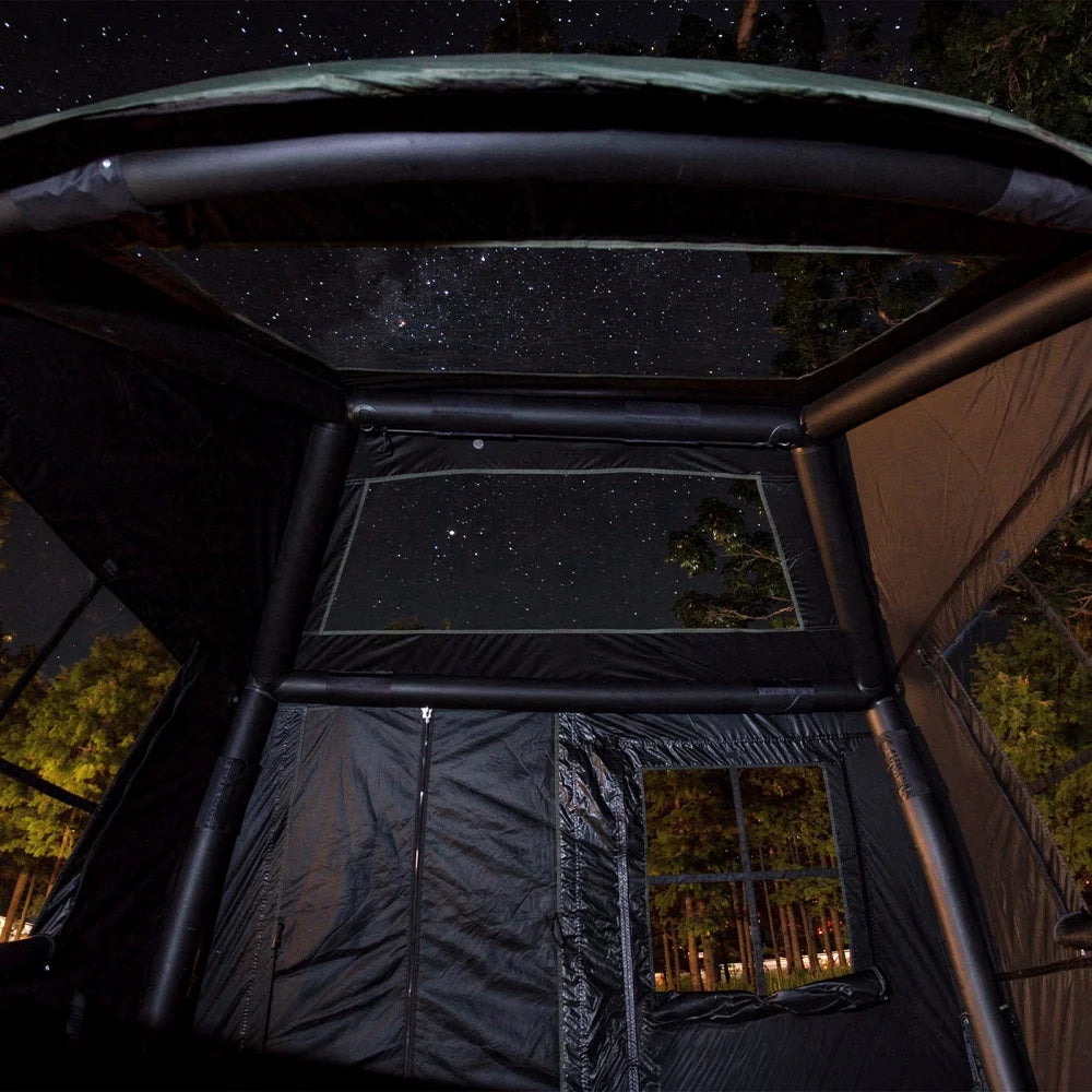 Night Cat Quick Setup Inflatable Camping Tent With Awning