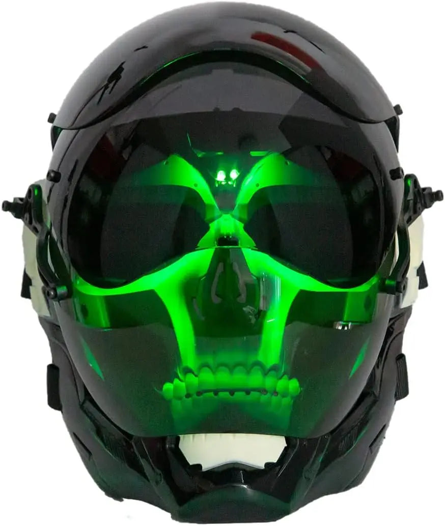 XURUYI Robot Punk Cosplay Helmet Prop For Halloween Costume Display
