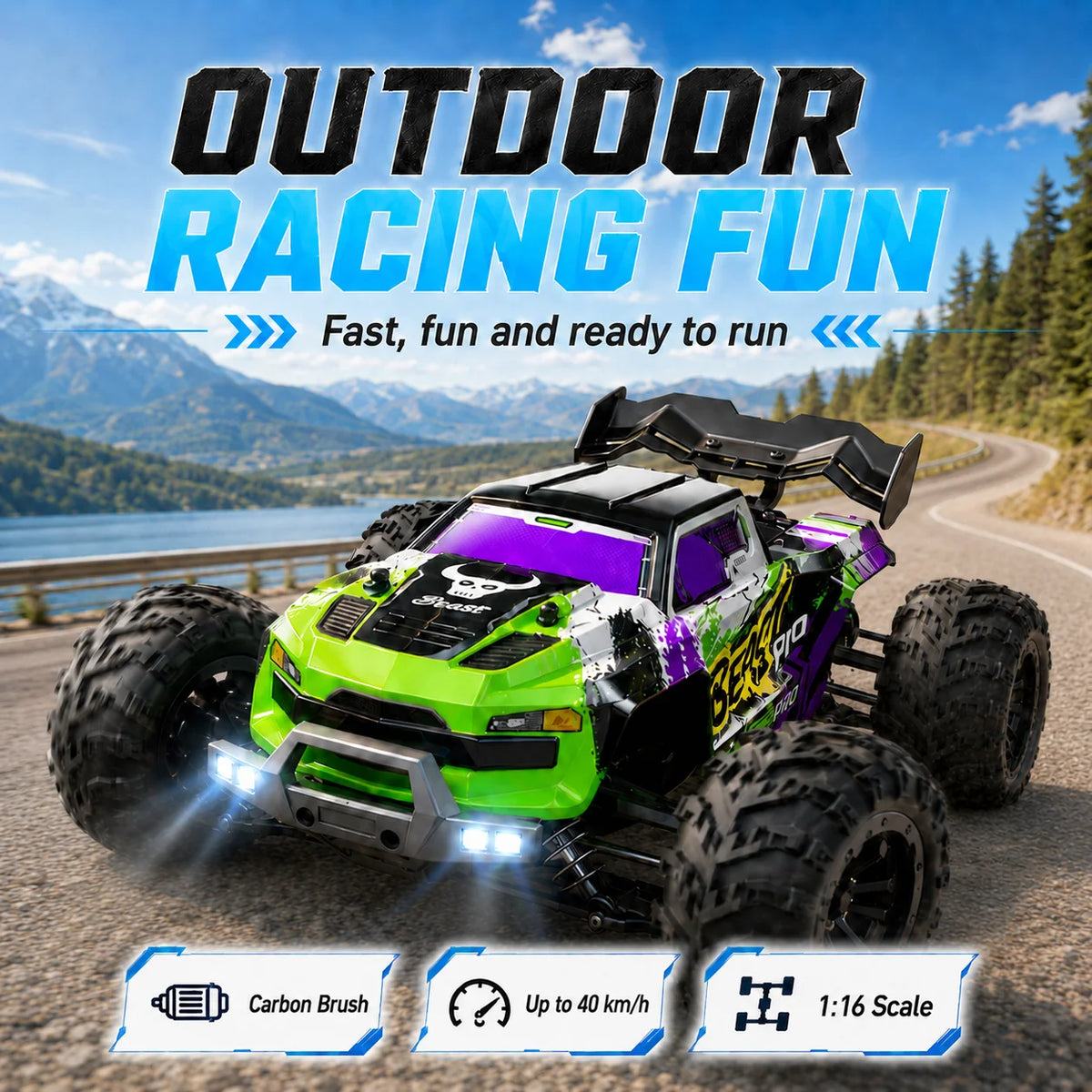 ZNLYRION SG116MAX PRO 4WD Off Road RC Racing Buggy