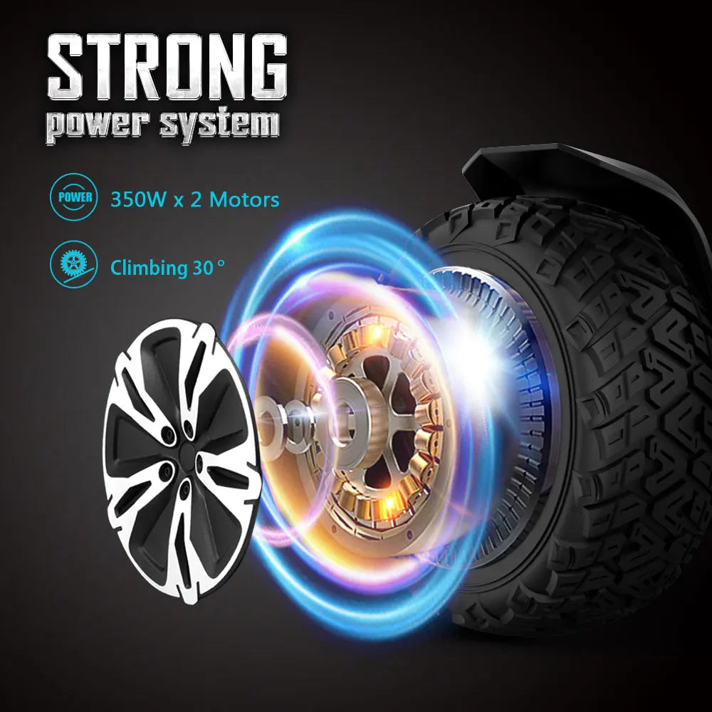 Premium Off Road Self Balancing Electric Scooter With Led Speaker