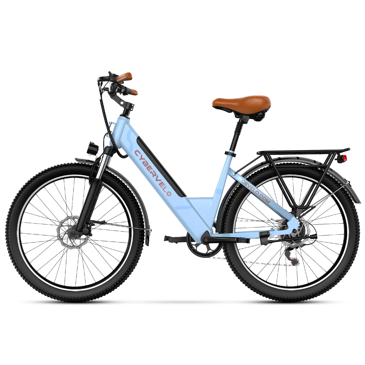 Cybervelo Urban Commute 1000W Electric Bike With Detachable Battery