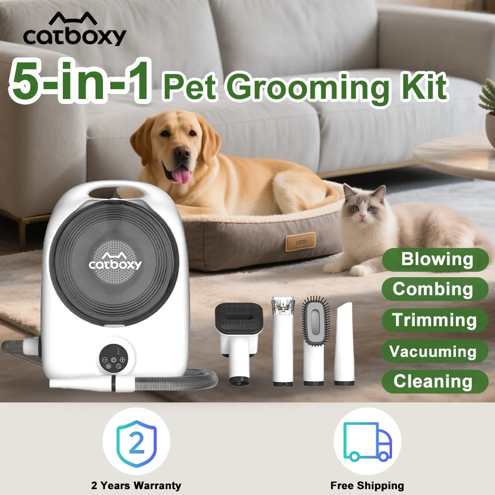 Professional Pet Grooming Vacuum And Air Blower System