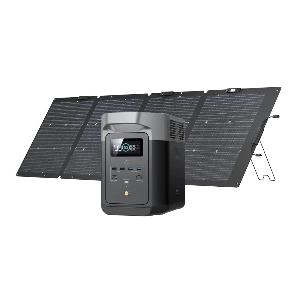 EcoFlow DELTA 3 Portable Solar Generator Power Station
