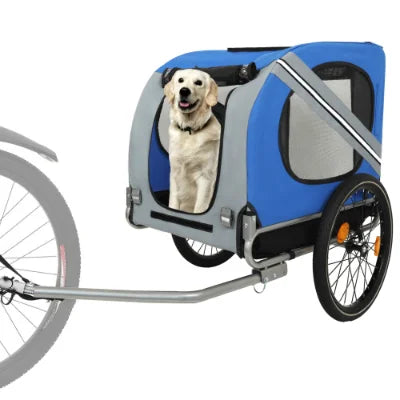 Foldable Pet Bicycle Trailer for Cycling and Outdoor Adventures