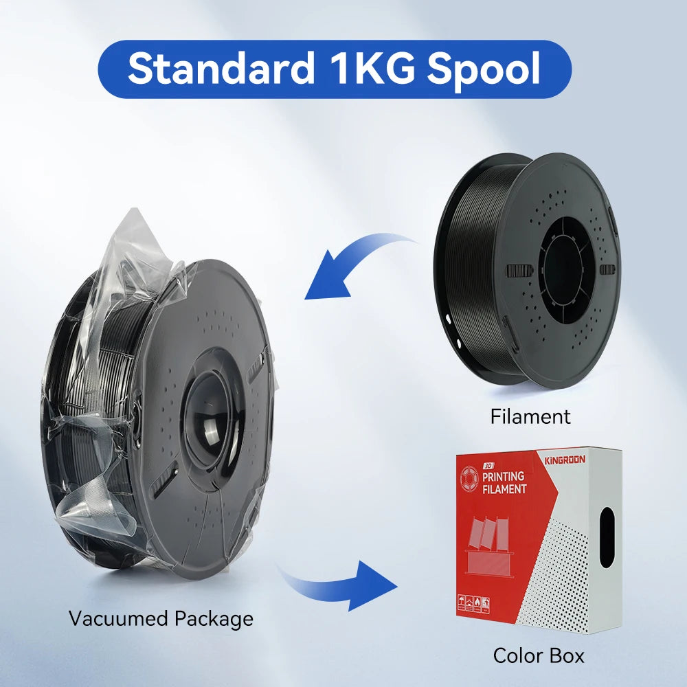 KINGROON Standard PLA Filament For Reliable 3D Printing