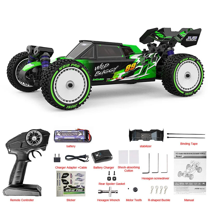 JIUSI WB12 Pro Brushless 4WD Off Road Remote Control Car