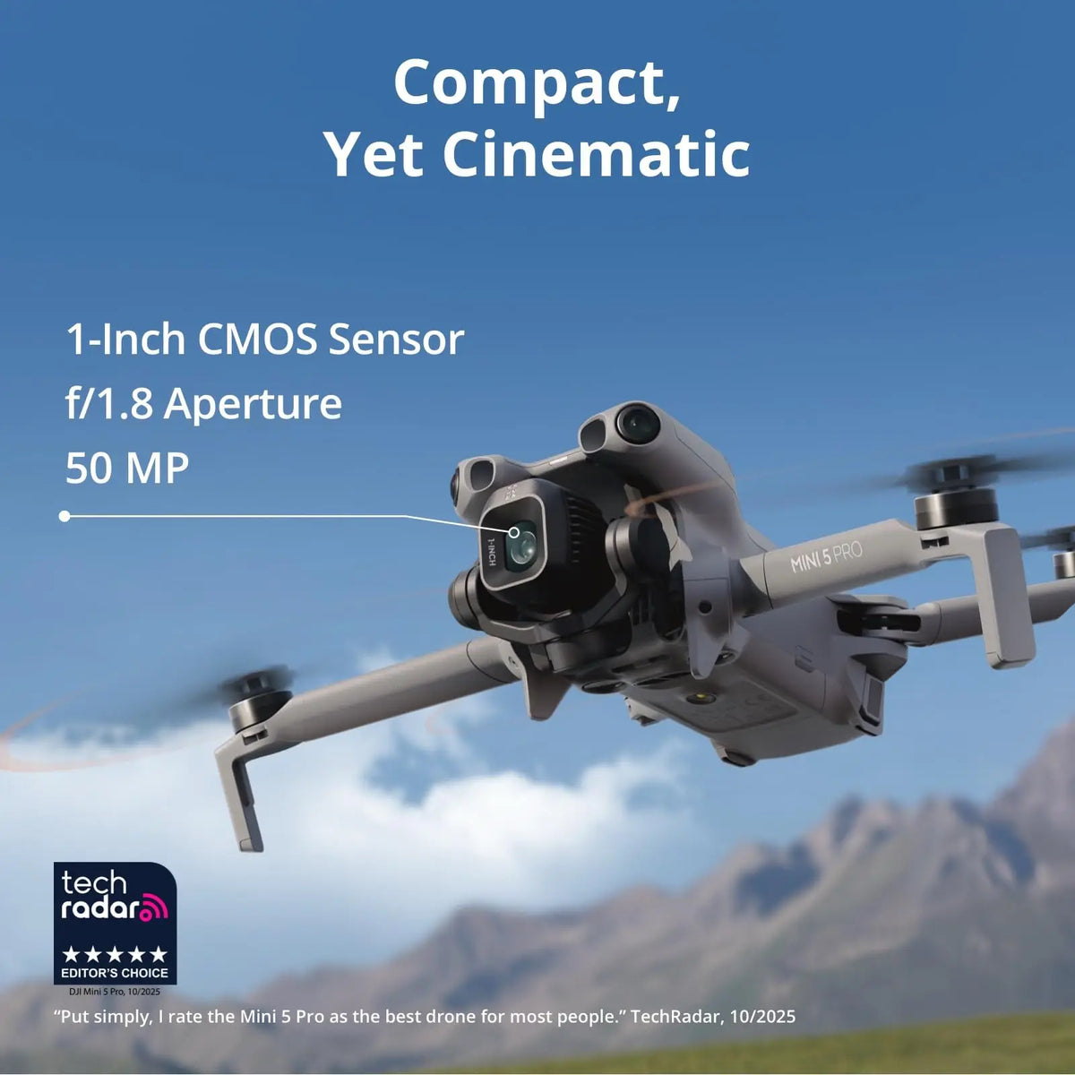 DJI Mini 5 Pro With 4K Camera And Tracking System