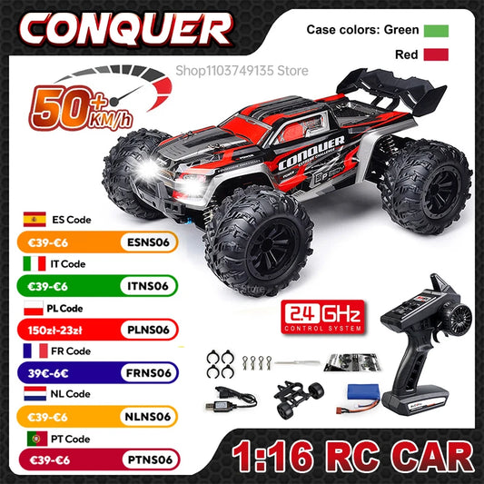 WLtoys 4WD Off Road Remote Control Monster Truck for Kids