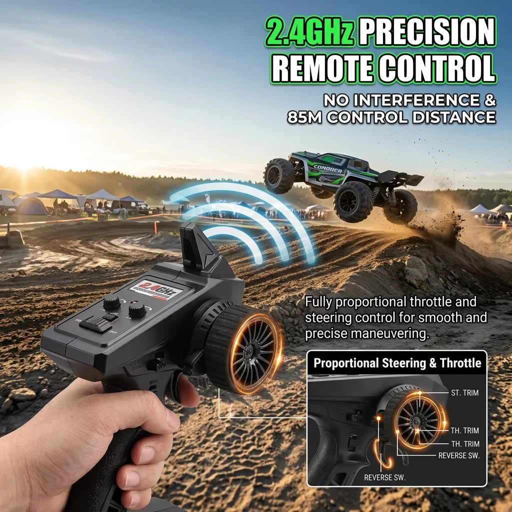 WLtoys 4WD Off Road Remote Control Monster Truck Toy
