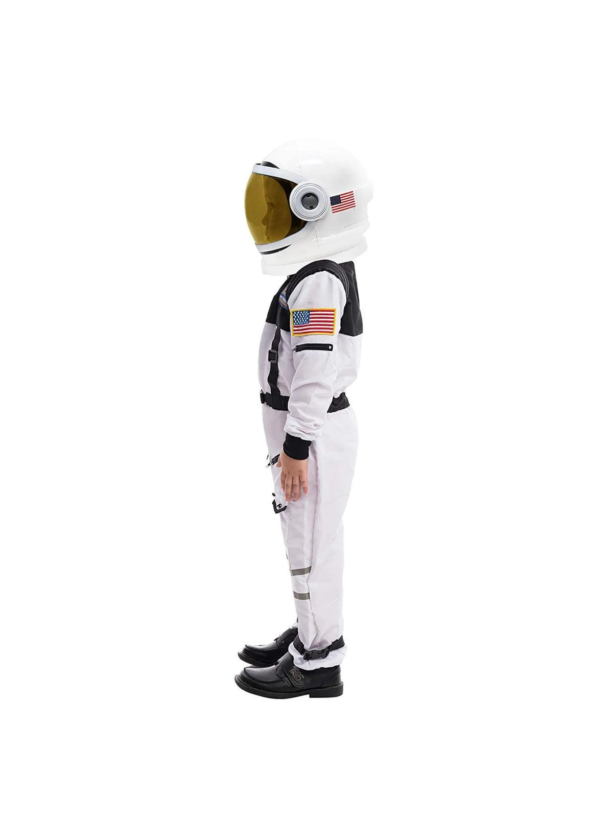 Astronaut Costume with Helmet Space Suit for Toddler, Kids Astronaut Halloween Costume for Cosplay