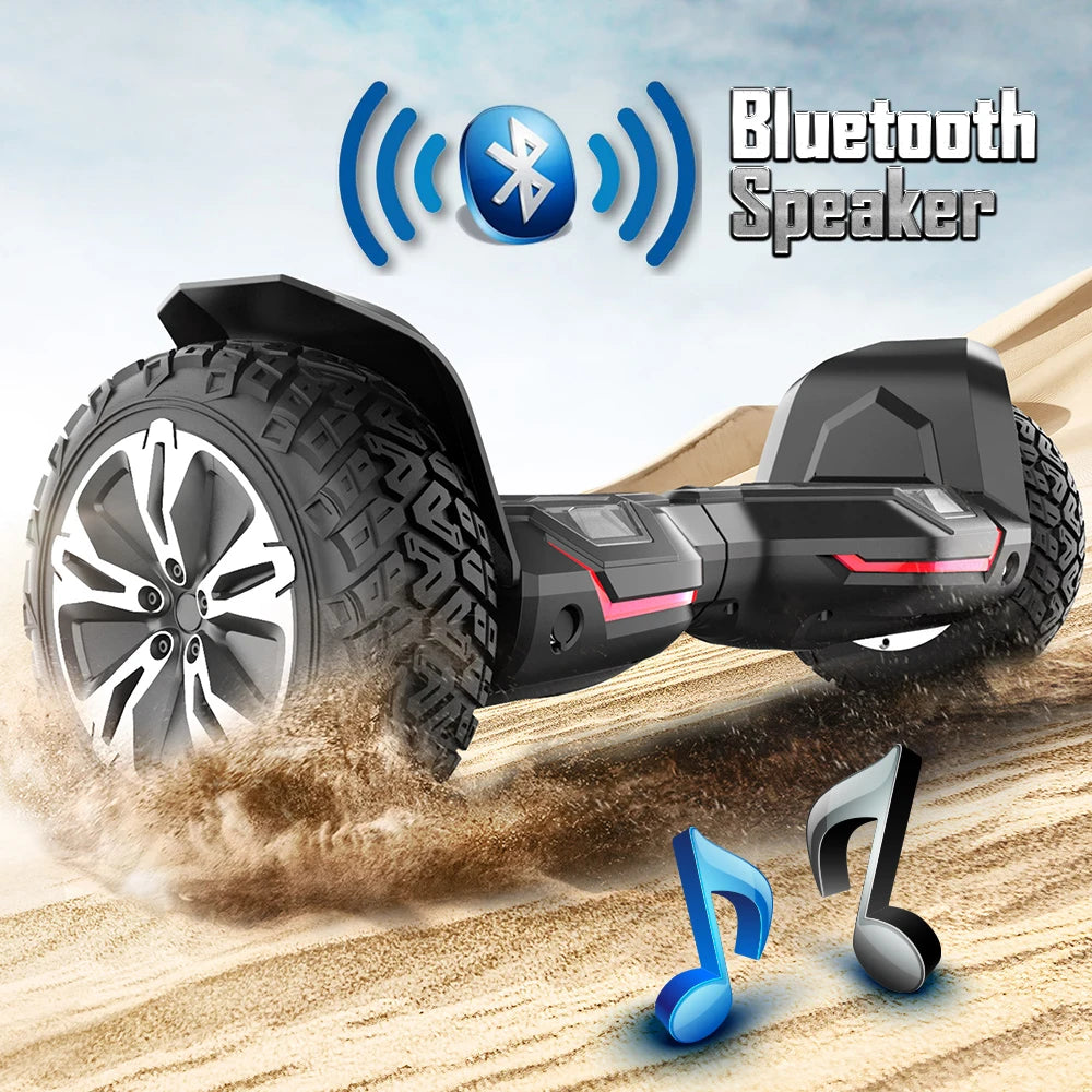 Premium Off Road Self Balancing Electric Scooter With Led Speaker