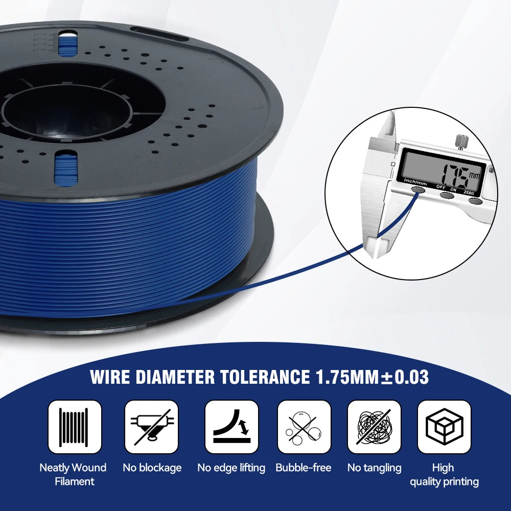 KINGROON Standard PLA Filament For Reliable 3D Printing
