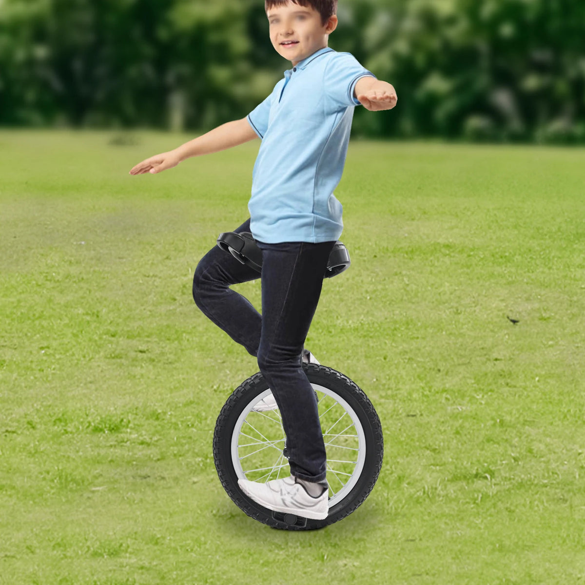 Manganese Steel Unicycle For Balance And Fitness Training